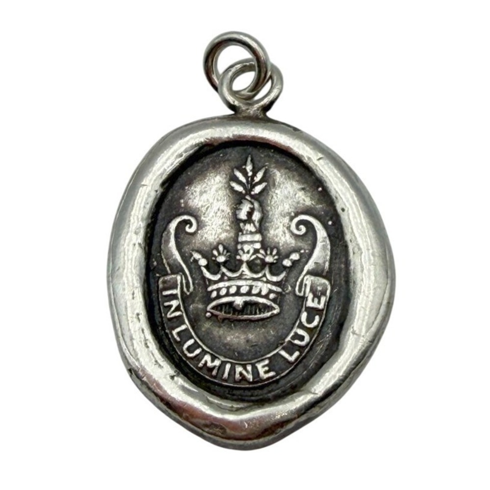 Pyrrha Inspiration 925 Sterling Silver Talisman Pendant NEW BEGINNINGS Gift 1"